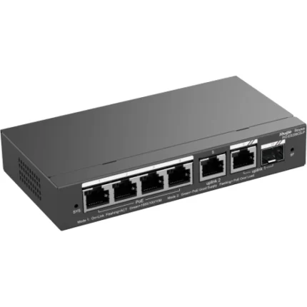 switch poe ruijie reyee 6 ports gigabit 54 w (rg es206gs p)