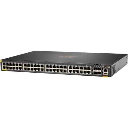 switch réseau aruba 6200f 48g poe 4 sfp 370w administrable (jl727b)