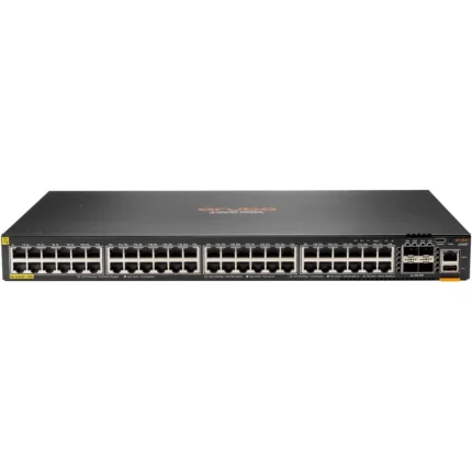 switch réseau aruba 6200f 48g poe 4 sfp 370w administrable (jl727b)