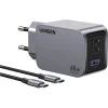 chargeur rapide ugreen 100w gan 2c1a avec câble 1.5m usb c (25874)