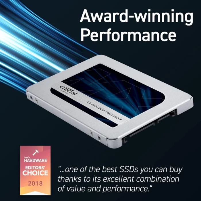 disque dur externe ssd crucial mx500 250 go sata 2.5" (crucial250ssd)