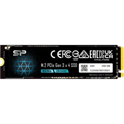 disque dur interne ssd silicon power 256 go m.2 nvme (sp256gbp34a60m28)