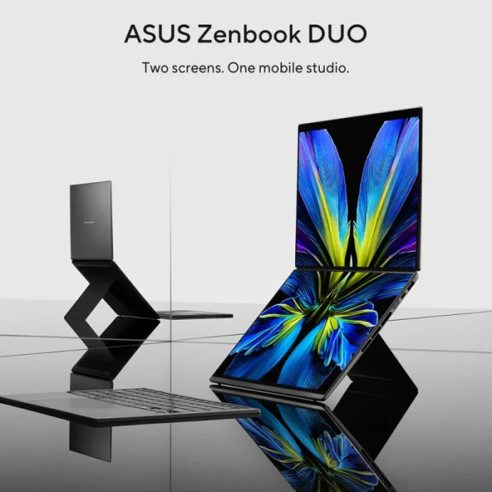 ordinateur portable asus zenbook duo ux8407aa 14" oled ultra 9 (90nb16v1 m00r00)