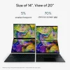 ordinateur portable asus zenbook duo ux8407aa 14" oled ultra 9 (90nb16v1 m00r00)