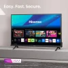 smart tv hisense 32a4q 32" hd vidaa téléviseur connectée (his32a4q)