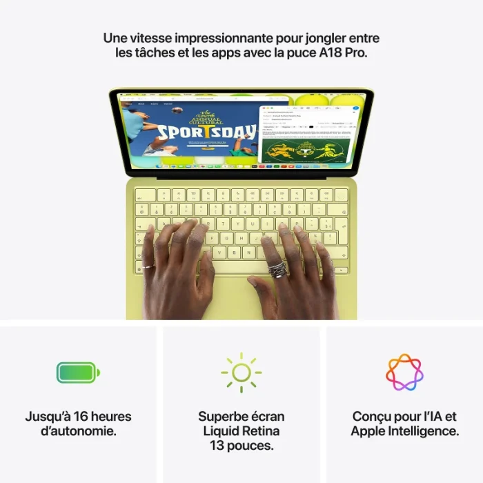 apple macbook neo 13" apple a18 pro 8go 256go ssd blush (mhfh4fn/a)