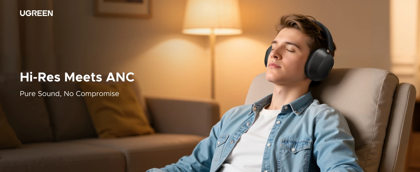casque sans fil ugreen hitune max5c hybrid anc noise cancelling headphones – hp203 – 35757 et 35758 linksolutions (5)