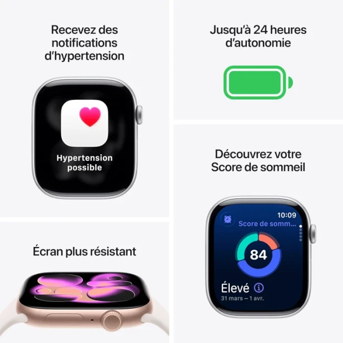 apple watch series 11 gps 42mm jet black m/l (mequ4af/a)
