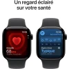 apple watch series 11 gps 42mm jet black m/l (mequ4af/a)