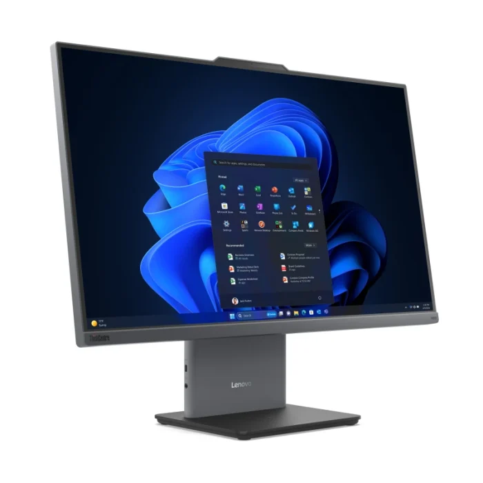 pc tout en un lenovo aio thinkcentre neo 50a 24 23,8″ intel ultra 5 professionnel (13qg001gfm)