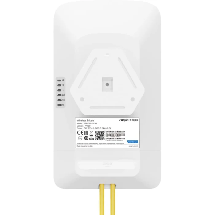 pont wifi reyee rg est350g 5ghz 867mbps bridge ptp/ptmp jusqu’à 5 km
