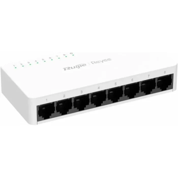 switch réseau reyee rg es08g l 8 ports rj45 gigabit