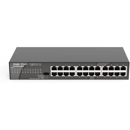 switch réseau reyee rg es124g l 24 ports gigabit rj45