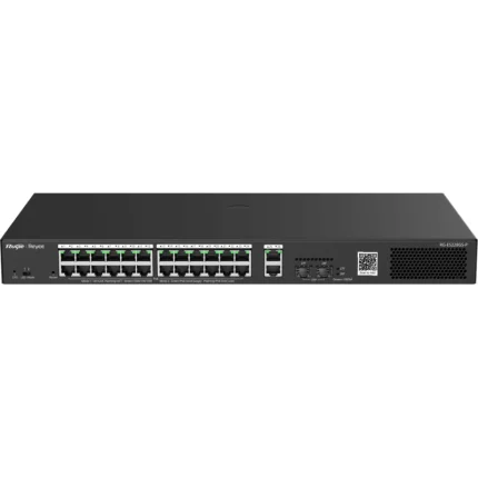 switch réseau reyee rg es228gs p 28 ports gigabit, 24 poe + 2 sfp 370w