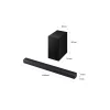barre de son samsung b450f bluetooth home cinema (hw b450f mv)
