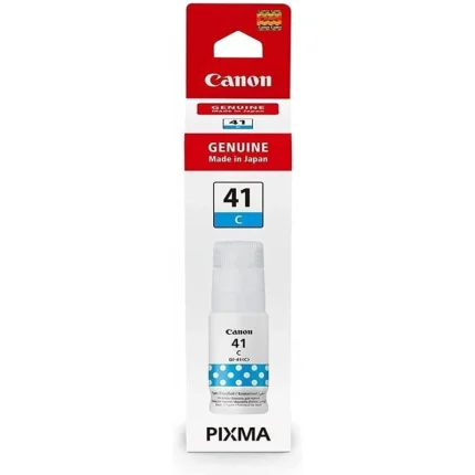 bouteille d’encre canon gi 41 cyan (4543c001ab)