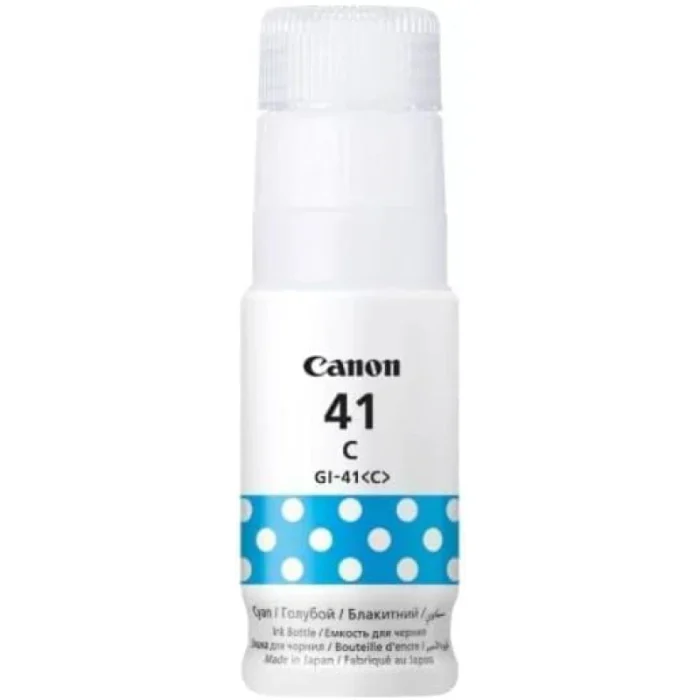 bouteille d’encre canon gi 41 cyan (4543c001ab)