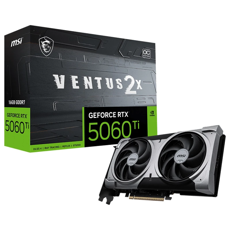 carte graphique msi geforce rtx 5060 ti 16 go ventus 2x oc plus (912 v535 005) carte graphique msi geforce rtx 5060 ti 16 go ventus 2x oc plus (912 v535 005)