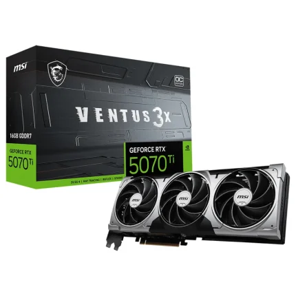 carte graphique msi geforce rtx 5070 ti 16 go ventus 3x oc (912 v531 445)