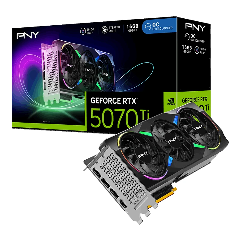 carte graphique pny geforce rtx 5070 ti 16 go slim oc (vcg5070t16dfsxpb1 o) carte graphique pny geforce rtx 5070 ti 16 go slim oc (vcg5070t16dfsxpb1 o)