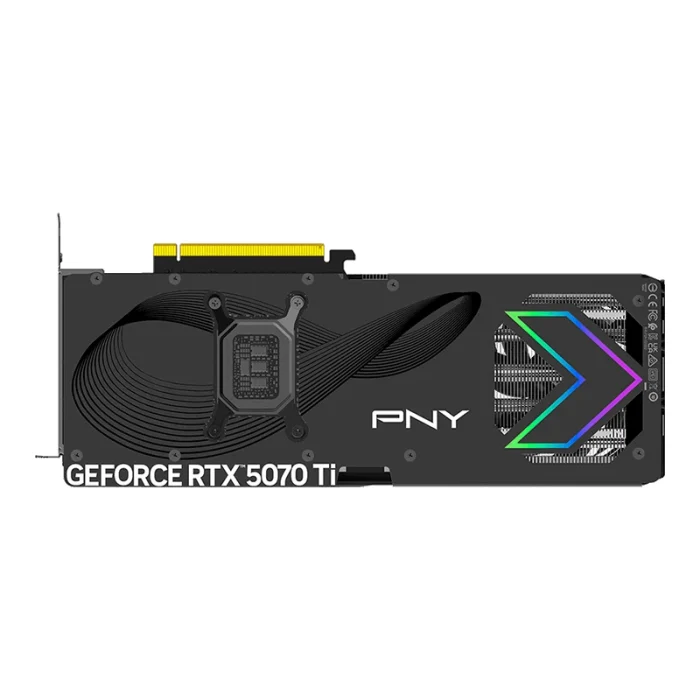 carte graphique pny geforce rtx 5070 ti 16 go slim oc (vcg5070t16dfsxpb1 o)