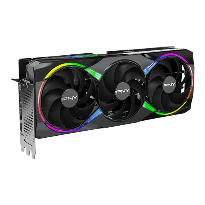 carte graphique pny geforce rtx 5080 16 go argb oc triple fan (vcg508016tfxxpb1 o)