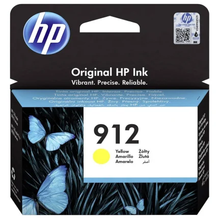 cartouche d’encre hp 912 3yl79ae jaune originale (3yl79ae ls1)