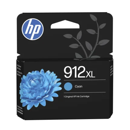 cartouche d’encre hp 912xl cyan haute capacité originale (3yl81ae ls1)