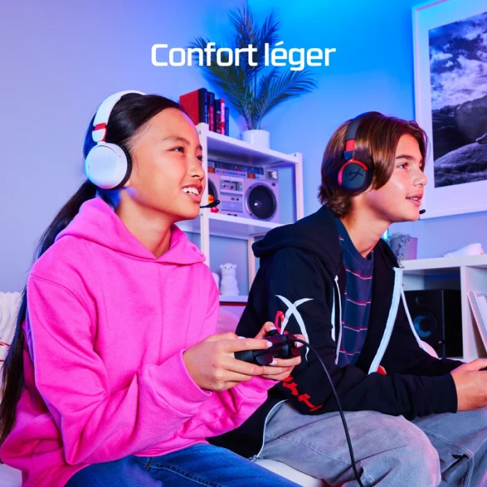 casque gaming hyperx cloud mini 7g8f5aa lavender sans fil