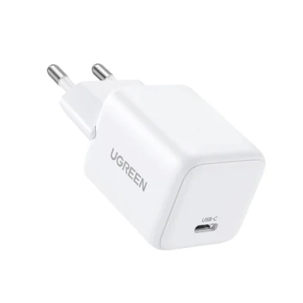 chargeur ugreen 20w usb c gan 55554 blanc