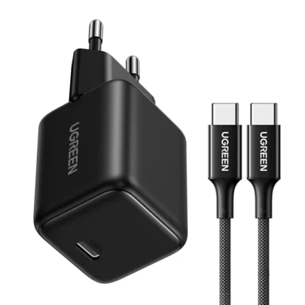 chargeur usb c ugreen x513 65007 30w gan noir