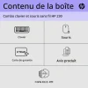 clavier et souris sans fil hp 230 blanc usb (3l1f0aa)