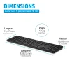 clavier sans fil hp 450 4r184aa noir azerty français