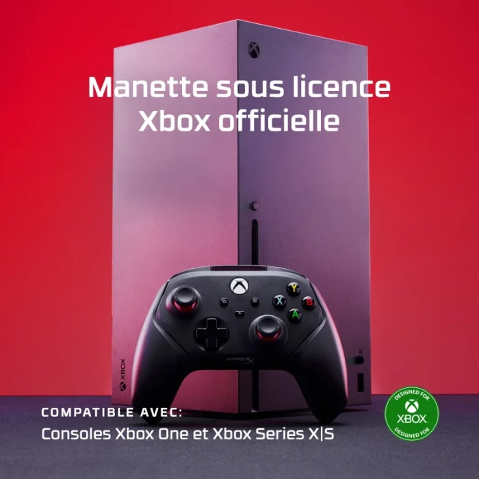 manette gaming hyperx clutch gladiate 6l366aa xbox
