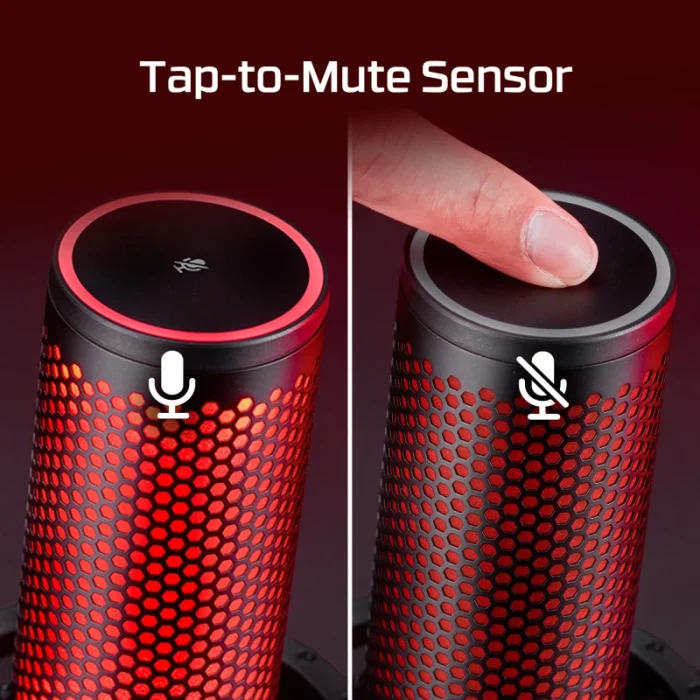microphone gaming hyperx quadcast 2 872v1aa noir