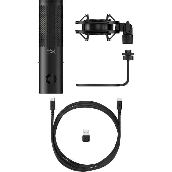 microphone gaming hyperx quadcast 2 s 9a273aa noir