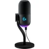 microphone gaming logitech yeti gx rgb dynamique noir (988 000569)