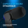 microphone gaming logitech yeti gx rgb dynamique noir (988 000569)
