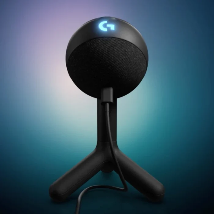 microphone logitech yeti orb gaming lightsync noir (988 000551)