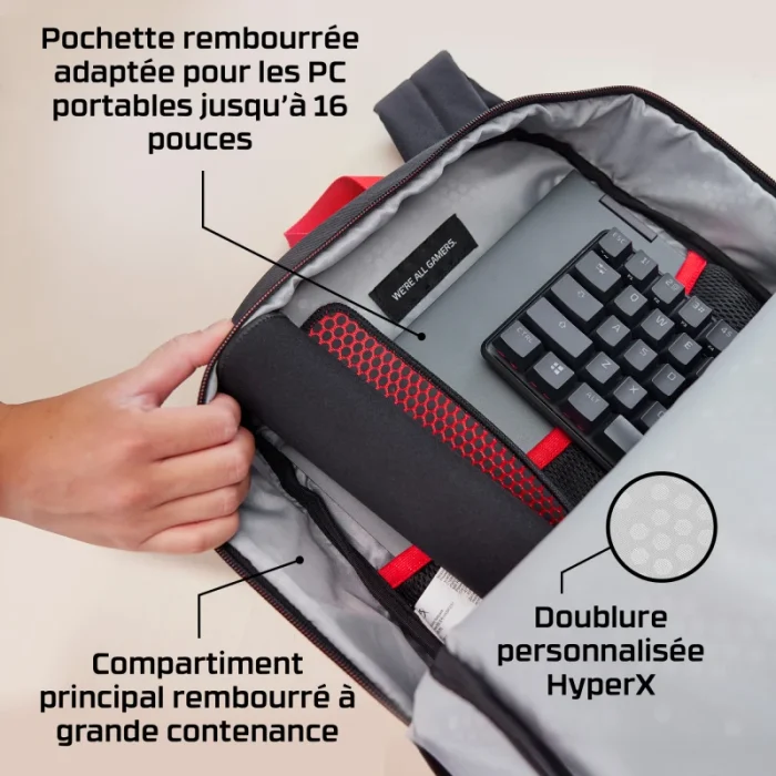 sac à dos hyperx delta backpack pratique et résistant (8c524aa)