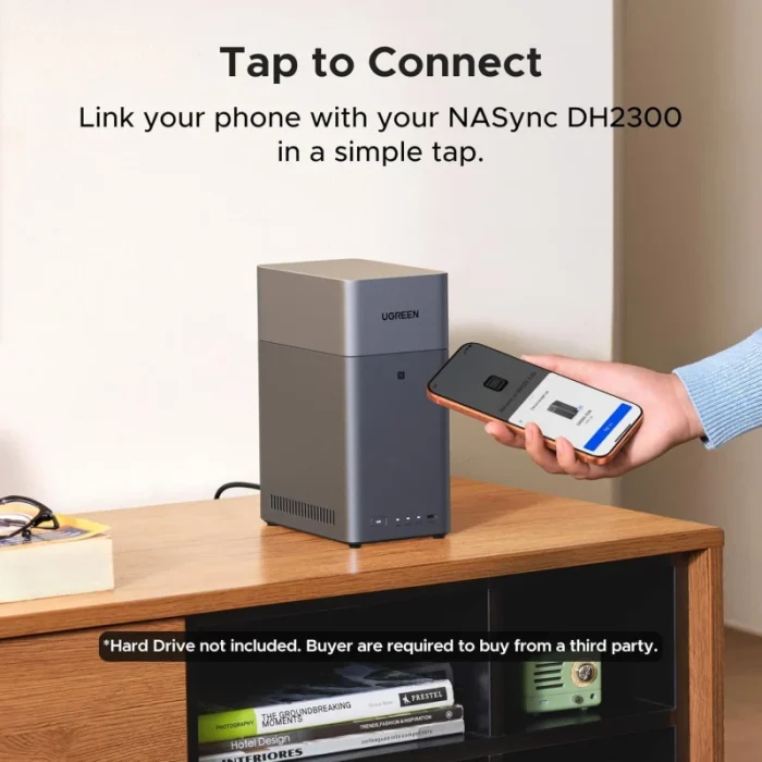 serveur nas ugreen dh2300 2 baies 60 to (95998)