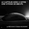 souris gaming sans fil logitech pro 2 lightspeed noire (910 007296)