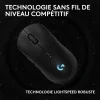 souris gaming sans fil logitech pro 2 lightspeed noire (910 007296)