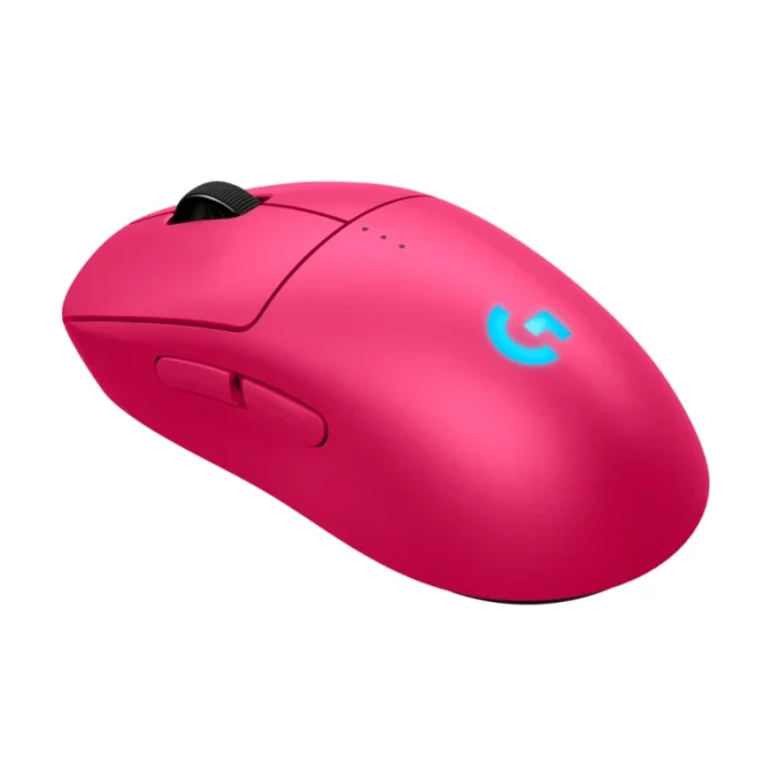 souris gaming sans fil logitech pro 2 lightspeed rose (910 007310)
