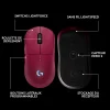 souris gaming sans fil logitech pro 2 lightspeed rose (910 007310)