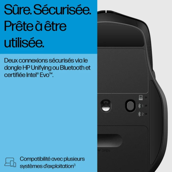 souris sans fil hp 685 comfort 8t6m0ut double mode