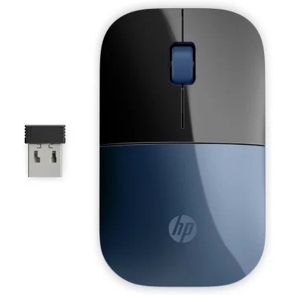 souris sans fil hp z3700 7uh88aa bleue usb