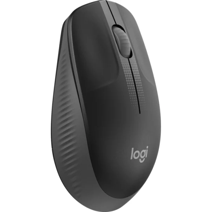 souris sans fil logitech m190 full size 2,4ghz gris anthracite (910 005905)