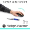 souris sans fil logitech m190 full size 2,4ghz gris anthracite (910 005905)