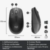 souris sans fil logitech m190 full size 2,4ghz gris anthracite (910 005905)